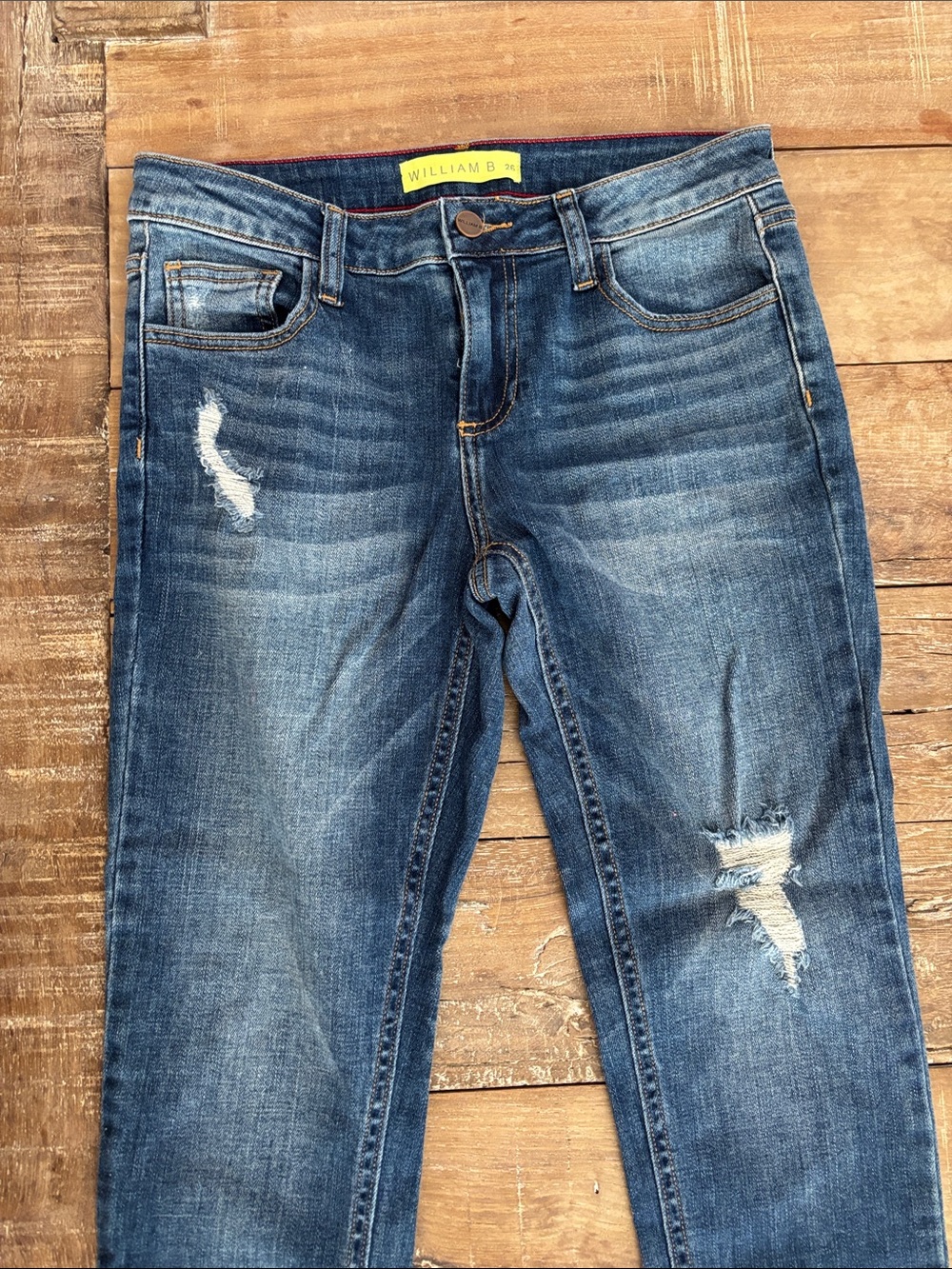 William B Distressed Jeans View 3